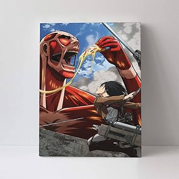 Amazon.co.jp: アートパネル 進撃の巨人 超大型巨人 アートポスター 壁